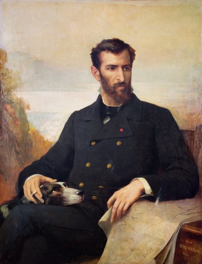 Pierre Savorgnan de Brazza by Xavier Alphonse Monchablon